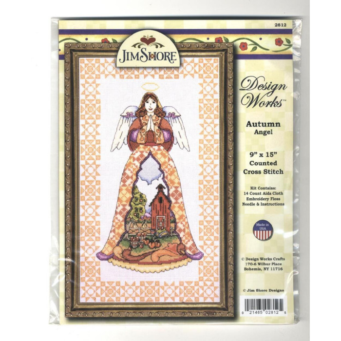 1668 Design Works Набір для вишивки рахунковим хрестиком - Кульки 22,9x30,5 см, пластикова Aida14