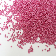 16695 matt 10/0 чеський бісер Preciosa, 5 г, рожевий, непрозорий крейдяний глазурований матовий