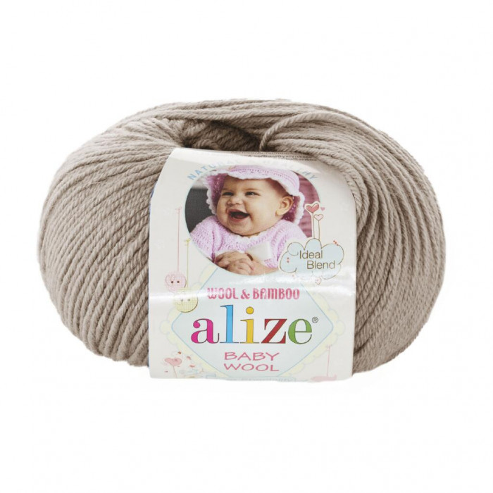167 Пряжа Baby Wool 50гр - 175м (Бежевий) Alize(Знятий з виробництва)