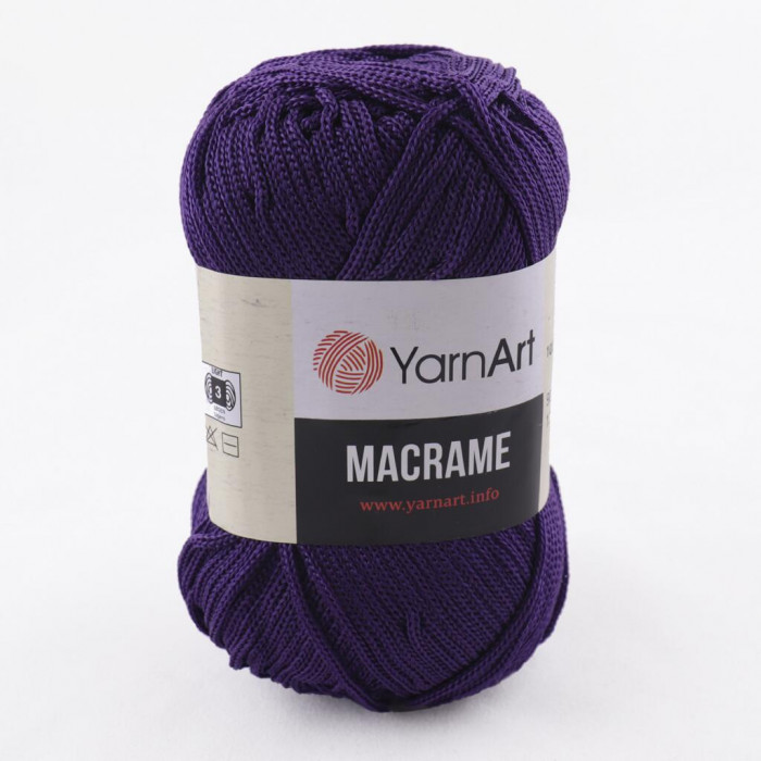 167 Пряжа Macrame 90гр - 130м (Фіолетовий) YarnArt