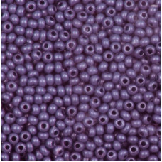 16728 10/0 чеський бісер Preciosa, 5 г, фіолетовий, непрозорий крейдяний перламутровий