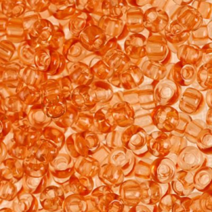 01185 бисер №10 Preciosa (Чехия) 50 грамм (Оранжевый)