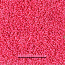 16A77 10/0 чеський бісер Preciosa, 50 г, рожевий, непрозорий крейдяний інтенсивний колір