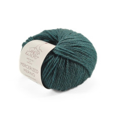 17 Пряжа Laines du Nord Mercerized Merino, 50г - 125м, морська хвиля, 100% вовна