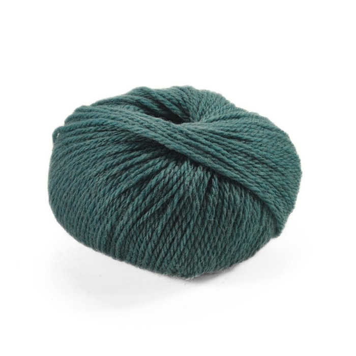 17 Пряжа Laines du Nord Mercerized Merino, 50г - 125м, морська хвиля, 100% вовна