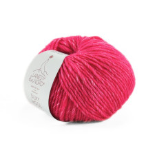 17 Пряжа Laines du Nord Silky Wool, 50г - 100м, малиновий, 80% вовна, 20% шовк