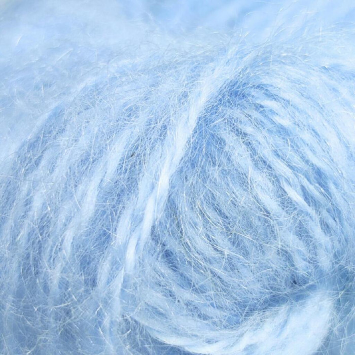 17 Пряжа Tropical Lane Paris 70, 40г - 120м, ніжно-блакитний, 70% кід мохер, 30% акрил