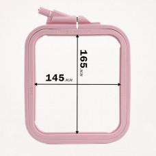 170-12 П`яльці-рамка квадрат пластикові 145 * 165 мм, рожеві. Nurge