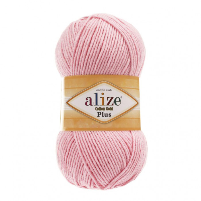 170 Пряжа Cotton Gold Plus 100гр - 200м (Рожевий) Alize(Знятий з виробництва)