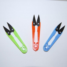 Ножиці для обрізки нитки пластикова ручка середні 10,5 см