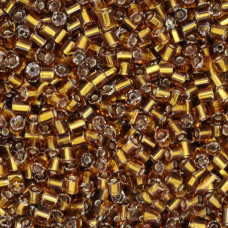 17090-10/0 бісер-рубка Preciosa Чехія 50 г (золотисто-коричневий), d-2.0-2.3 mm