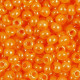 17189 10/0 чеський бісер Preciosa, 5 г, помаранчевий, непрозорий алебастровий глянцевий