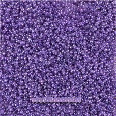 17428 10/0 чеський бісер Preciosa, 50 г, фіолетовий, непрозорий алебастровий глазурований