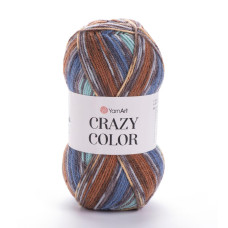 175 Пряжа Crazy Color, 100гр-260м (Різнокольоровий). YarnArt
