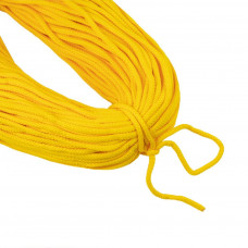 17705 Шнур для шиття сумок, поліестер, 5 мм, 50м, (жовтий). Україна