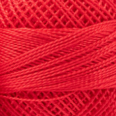 18 Муліне Art. 87 Pearl Cotton Luca-S, бавовна, 10 г, 80 м, колір яскраво-червоний