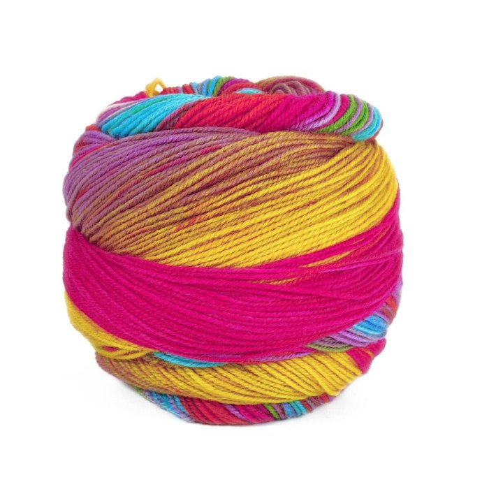 18 Пряжа Laines du Nord Infinity Sock, 100г - 420м, різнокольоровий, 75% вовна, 25% нейлон