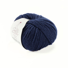 18 Пряжа Laines du Nord Merino Yak, 50г - 115м, темно-синій, 15% альпака, 15% як, 70% вовна