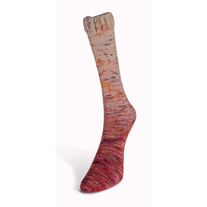 18 Пряжа Laines du Nord Paint Gradient Sock, 100г - 420м, різнокольоровий, 75% вовна, 25% нейлон
