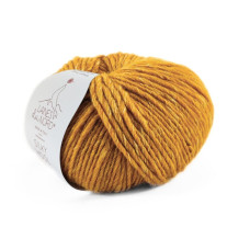 18 Пряжа Laines du Nord Silky Wool, 50г - 100м, медовий, 80% вовна, 20% шовк