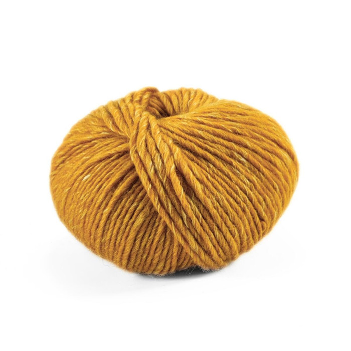 18 Пряжа Laines du Nord Silky Wool, 50г - 100м, медовий, 80% вовна, 20% шовк