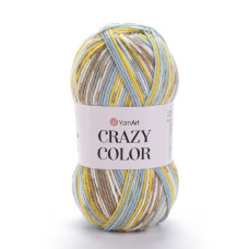 180 Пряжа Crazy Color, 100гр-260м (Різнокольоровий). YarnArt