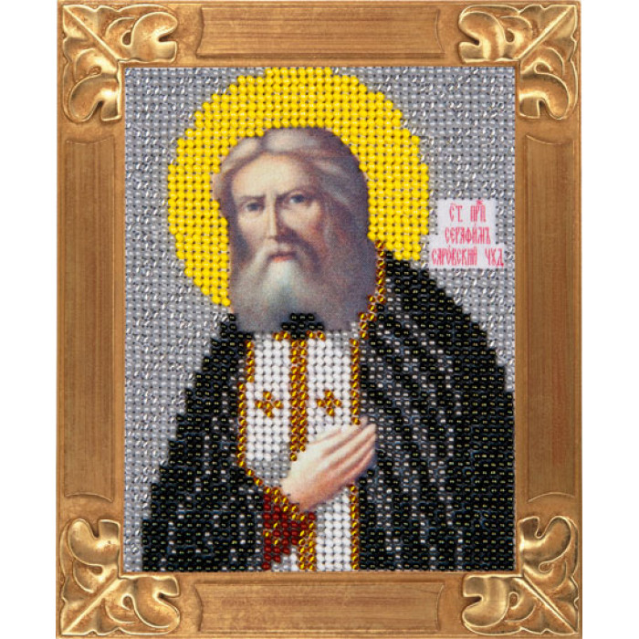 C716 Святий Преподобний Серафим Саровський і всієї Русі чудотворець. Вертоградъ. Схема на тканини для