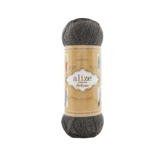 182 Пряжа Superwash Artisan 100гр-420м (світло-чорний). Alize