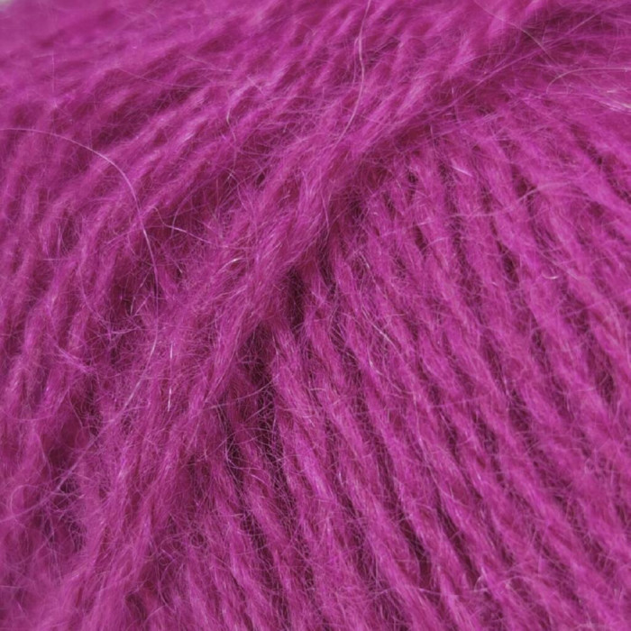 183 Пряжа Mondial Dolce Mohair, 50г - 150м, фуксія, 60% кід мохер, 40% акрил