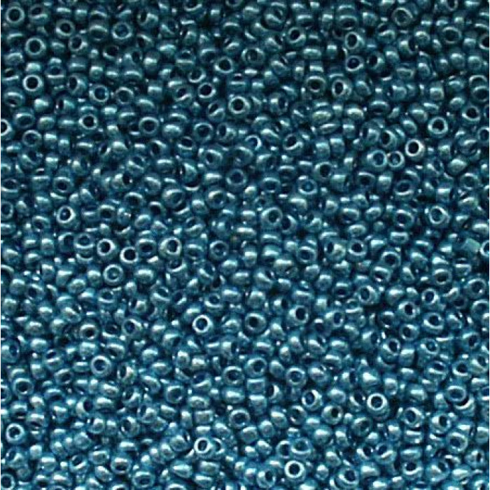 18336 10/0 чеський бісер Preciosa, 5 г, синій, кристальний металік