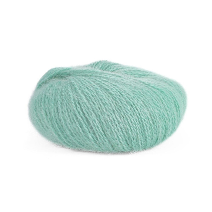 186 Пряжа Mondial Dolce Mohair, 50г - 150м, бірюзовий, 60% кід мохер, 40% акрил