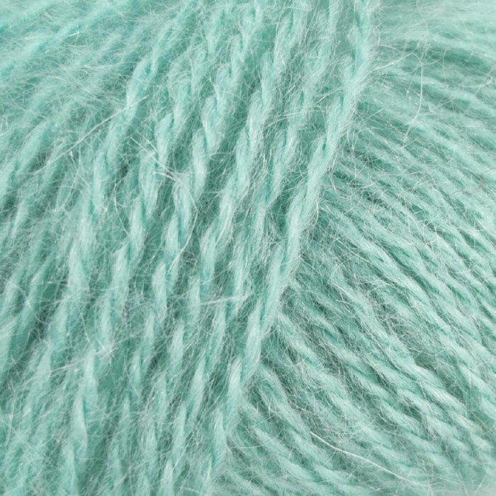 186 Пряжа Mondial Dolce Mohair, 50г - 150м, бірюзовий, 60% кід мохер, 40% акрил