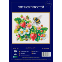 186 SM-N Світ можливостей Набір для вишивки рахунковим хрестиком - Частинка літа 39x31 см, Aida 16
