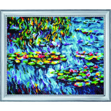 187 Butterfly Набір для вишивки бісером - Водяні лілеї, за мотивами К. Моне 28x35 см (атлас)