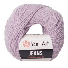 19 Пряжа Jeans 50гр - 160м (Світло-фіолетовий) YarnArt