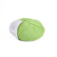 19 Пряжа Laines du Nord Luxury Silk, 50г - 135м, салатовий, 100% шовк