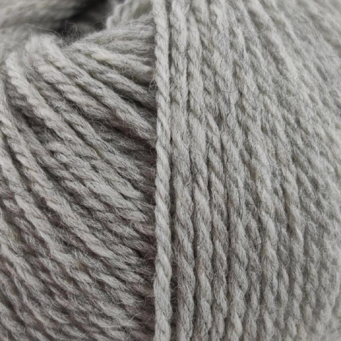 19 Пряжа Laines du Nord Mercerized Merino, 50г - 125м, світло-сірий, 100% вовна