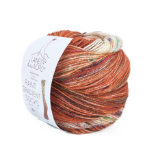 19 Пряжа Laines du Nord Paint Gradient Sock, 100г - 420м, різнокольоровий, 75% вовна, 25% нейлон