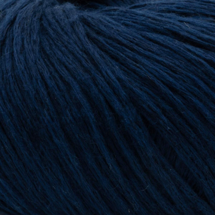 19 Пряжа Laines du Nord Soft Lino, 50г - 135м, темно-синій, 80% льон, 20% бавовна