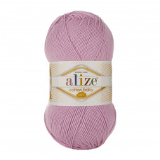191 Пряжа Cotton Baby Soft 100гр - 270м (Рожевий) Alize(Знятий з виробництва)