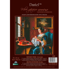 193 Dantel  Набір для вишивки рахунковим хрестиком - Мелодія стібків 53х53 см, Aida 16