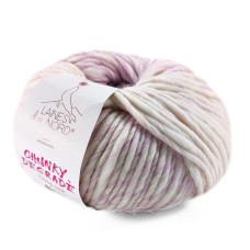 2/2024 Пряжа Laines du Nord Chunky Degrade, 200г - 120м, світло-бузковий, 100% вовна