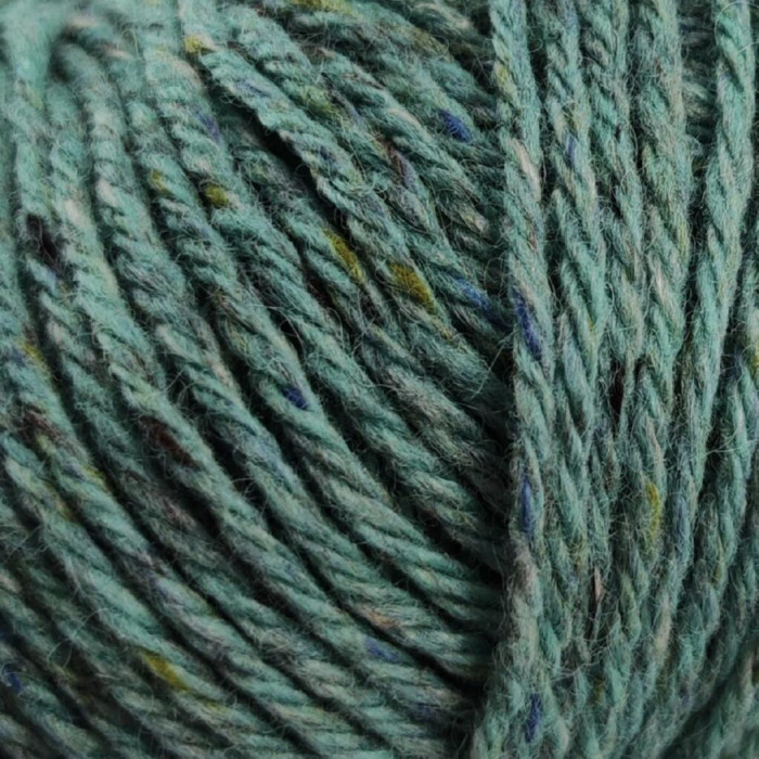 2 Пряжа Laines du Nord Aran Tweed, 50г - 90м, темно-бірюзовий, 30% альпака файн, 50% вовна, 20% віскоза