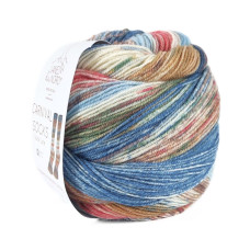 2 Пряжа Laines du Nord Carnival Sock, 100г - 420м, мультіколор, 75% вовна, 25% нейлон
