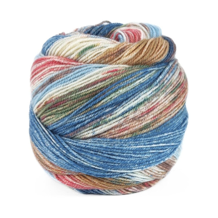 2 Пряжа Laines du Nord Carnival Sock, 100г - 420м, мультіколор, 75% вовна, 25% нейлон