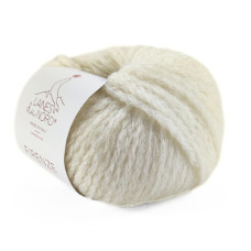 2 Пряжа Laines du Nord Firenze, 50г - 115м, білий, 20% альпака бебі, 75% вовна, 5% нейлон