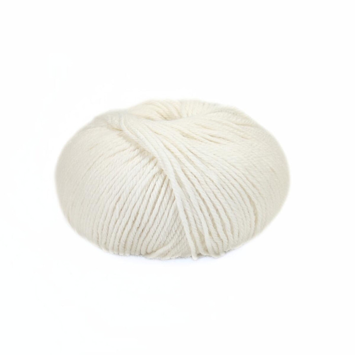 2 Пряжа Laines du Nord Holiday, 50г - 125м, молочний, 70% вовна, 30% акрил