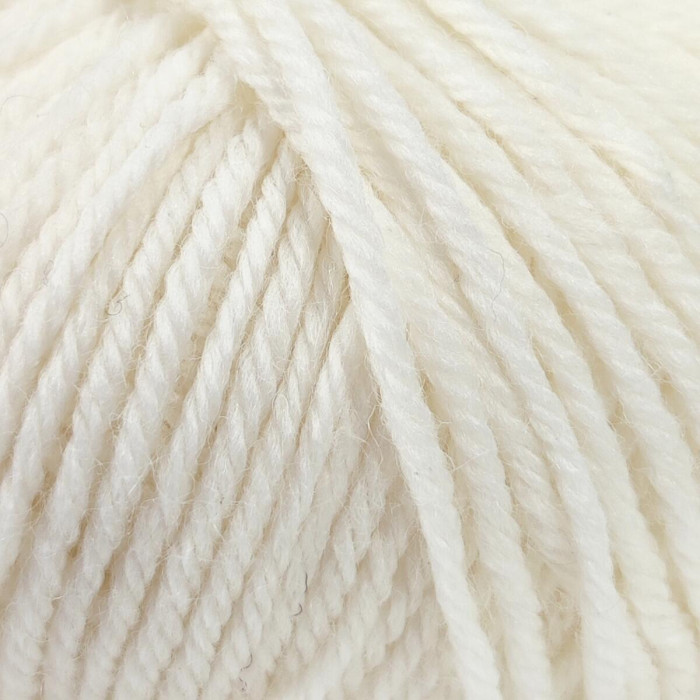 2 Пряжа Laines du Nord Holiday, 50г - 125м, молочний, 70% вовна, 30% акрил