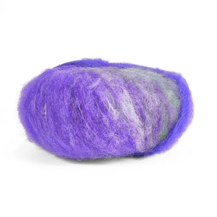 2 Пряжа Laines du Nord Mohair Trend Print, 50г - 115м, різнокольоровий, 63% мохер, 26% вовна, 11% нейлон