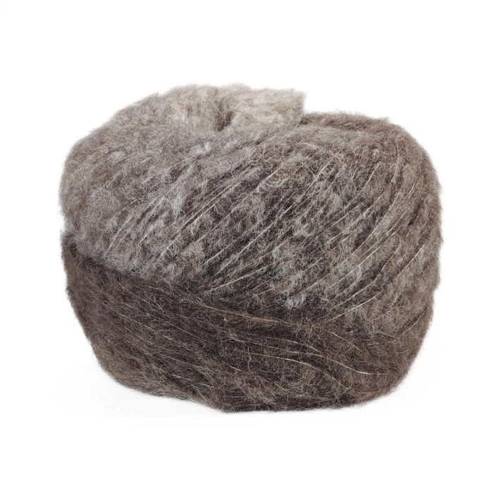 2 Пряжа Laines du Nord Piuma Alpaca Degrade,100г - 250м, різнокольоровий, 48% альпака, 44% лана без мюлесінгу, 8% нейлон